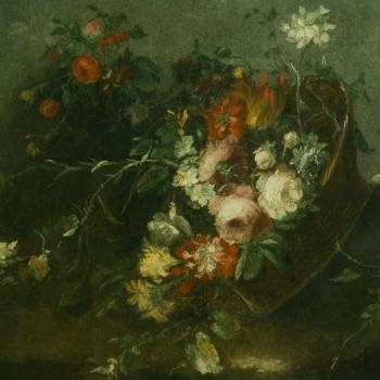 Still Life with an Array of Flowers in a Basket